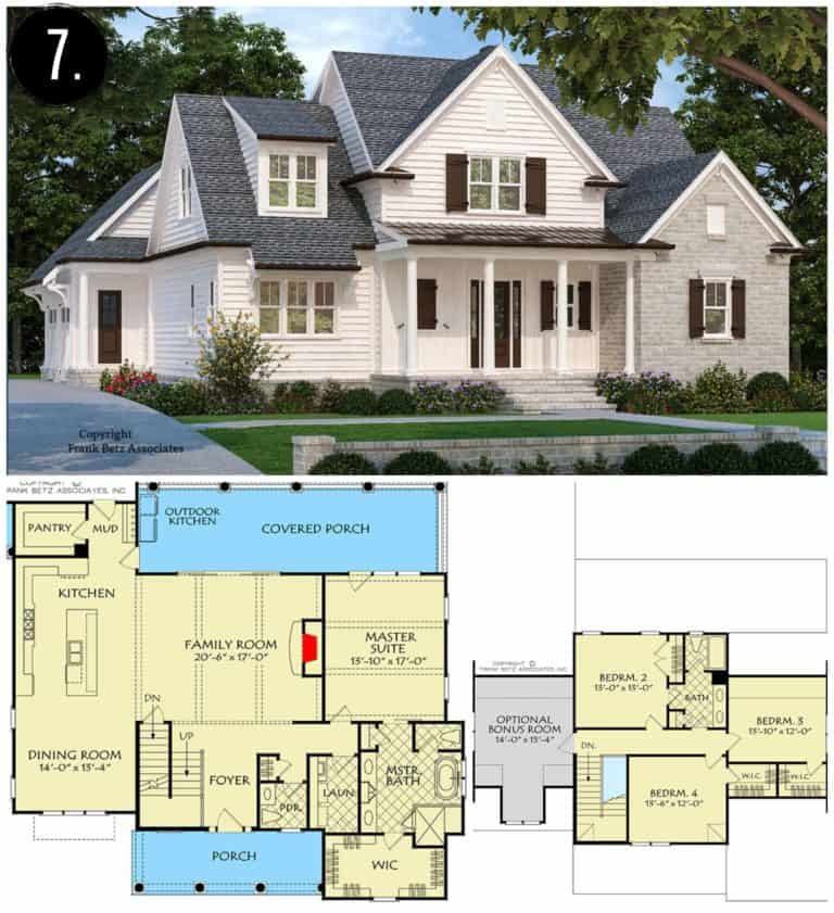 10 NEW Modern Farmhouse Floor Plans - Rooms For Rent blog