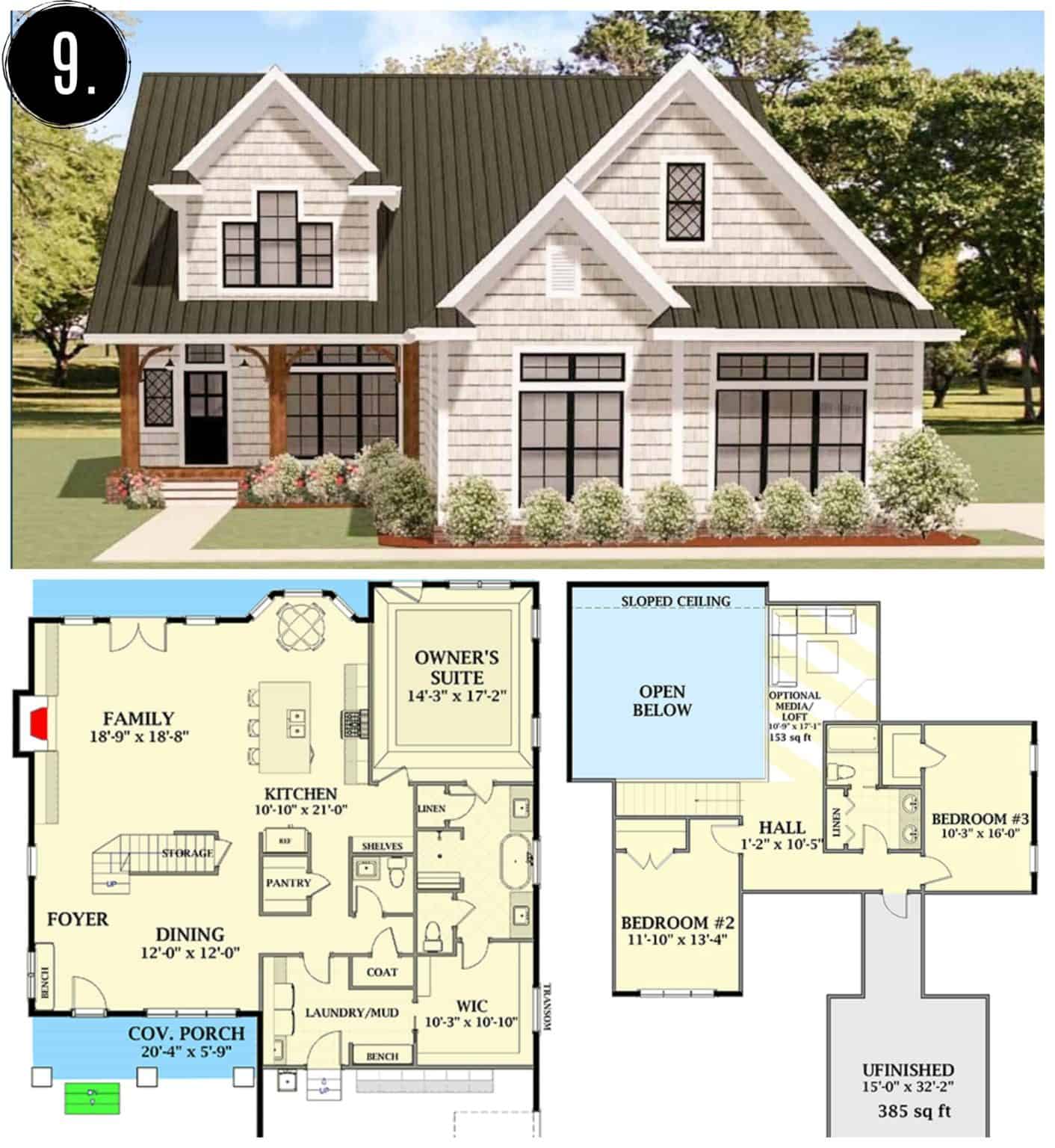 10 NEW Modern Farmhouse Floor Plans - Rooms For Rent blog