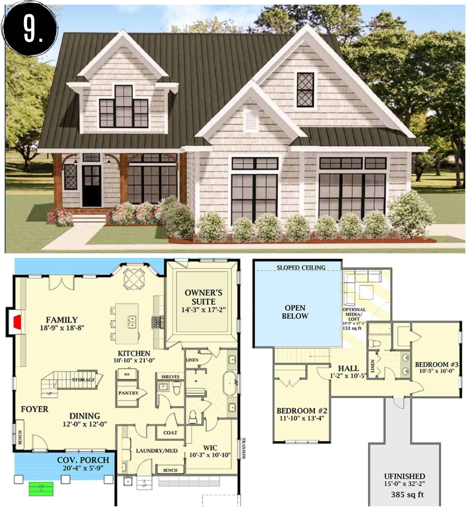 10 New Modern Farmhouse Floor Plans - Rooms For Rent Blog