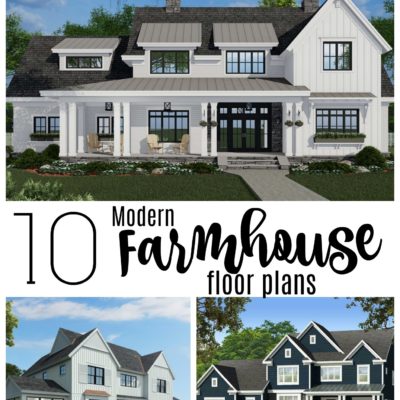 10 NEW Modern Farmhouse Floor Plans