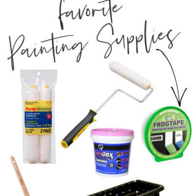 My Go-To Painting Tools