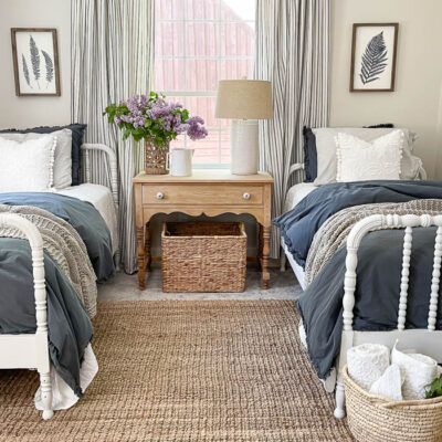 Cottage Inspired Guest Room Reveal