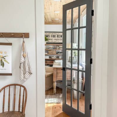 How to Paint a French Door