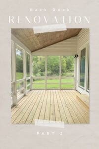 BACK DECK PART 2
