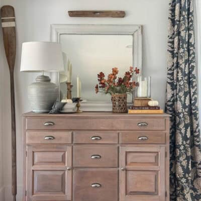 Simple Fall Vignette with Warm Tones and Seasonal Textures