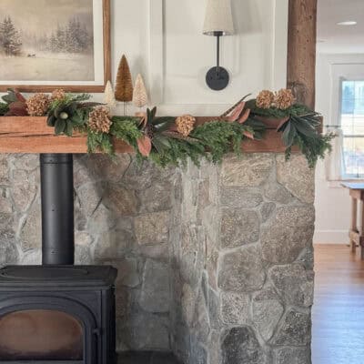 Our Cozy Holiday Fireplace Mantel | Timeless Christmas Decorating Ideas